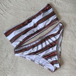 Zaful striped bikini